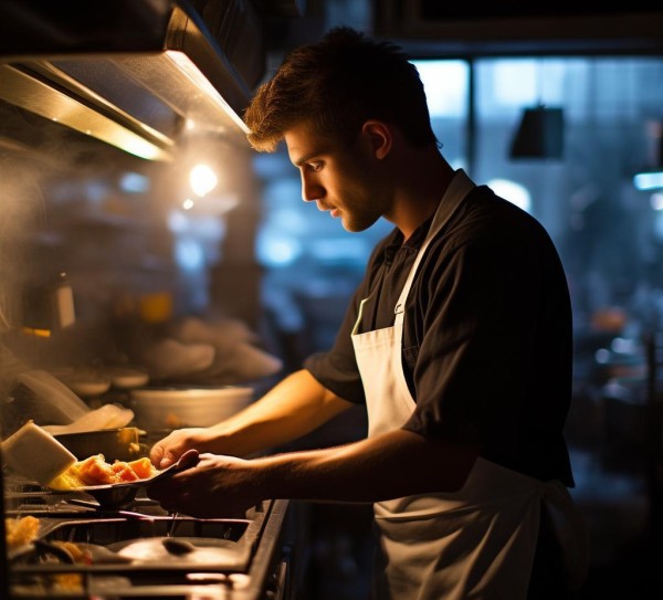餐饮行业的守护者与奉献者，奋斗的服务员