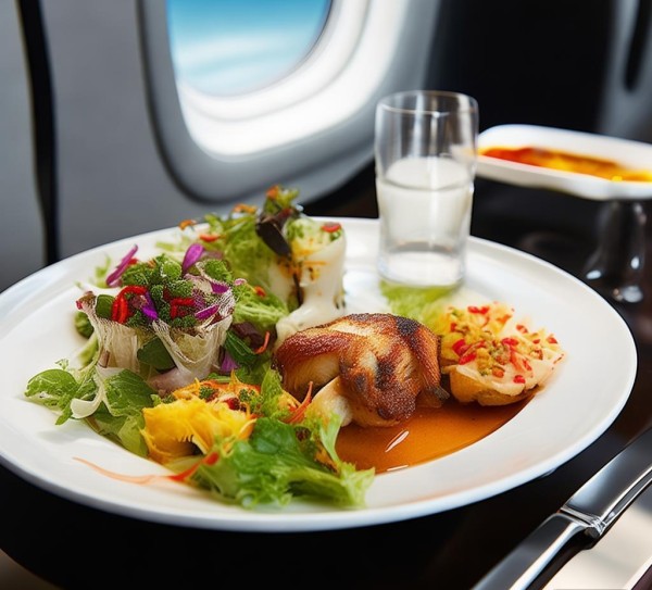 我的独特航空餐食，满足你的味蕾。